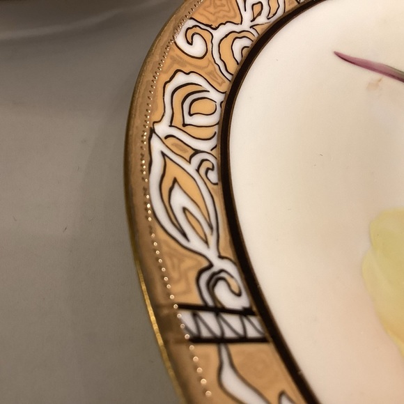 Set of 4 Nippon hand painted plates - Picture 4 of 6